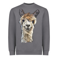 Storm alpaca Heavyweight Sweatshirt - BarkalooDesign