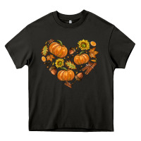 Asphalt Fall Heart Heavy Core Tee - texasbilliewilder