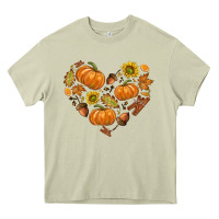 Mossy Fall Heart Heavy Core Tee - texasbilliewilder