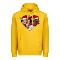 Lemon farm animals christmas Premium Hoodie - CowhideDigitalArt