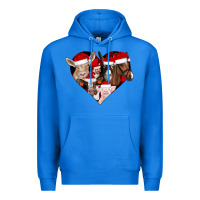 True Royal farm animals christmas Premium Hoodie - CowhideDigitalArt
