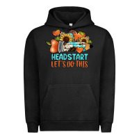 Pigment Black headstart let's do this Urban Hoodie - JahusDesignShop