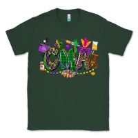 Sports Green cma mardi gras cowgirl Classic Tee - CowGirlArtShop