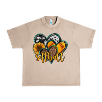 French Oak softball hearts Urban Heavy Tee - Jasminsmagicworld
