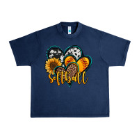 Navy softball hearts Urban Heavy Tee - Jasminsmagicworld