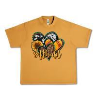 Softball Hearts Urban Heavy Tee | Teevron