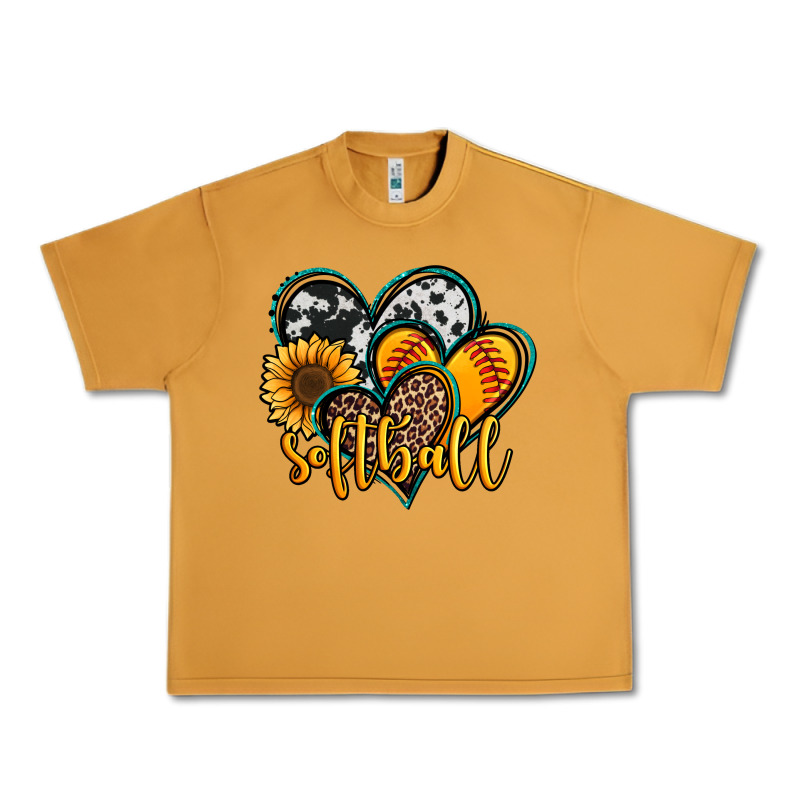 Softball Hearts Urban Heavy Tee by Jasminsmagicworld | Teevron