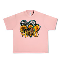 Salmon softball hearts Urban Heavy Tee - Jasminsmagicworld