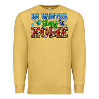 Antique Gold in winter stay home with gloves Premium Sweatshirt - AdoDesignShop