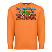 Carrot in winter stay home with gloves Premium Sweatshirt - AdoDesignShop