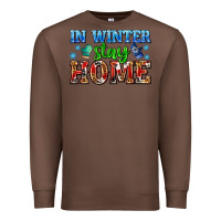 Chestnut in winter stay home with gloves Premium Sweatshirt - AdoDesignShop