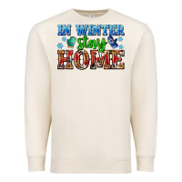 Sandshell in winter stay home with gloves Premium Sweatshirt - AdoDesignShop