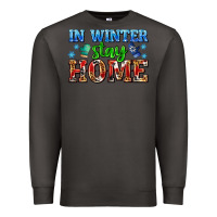 Smoke in winter stay home with gloves Premium Sweatshirt - AdoDesignShop