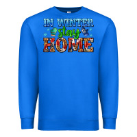 True Royal in winter stay home with gloves Premium Sweatshirt - AdoDesignShop