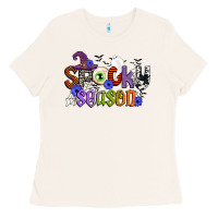 Bone spooky season Ladies Tee - CowGirlArtShop