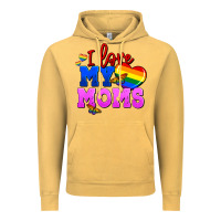 Vintage Mustard I love my moms Vintage Hoodie - FaDigitalArtStudio
