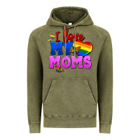 Vintage Olive I love my moms Vintage Hoodie - FaDigitalArtStudio