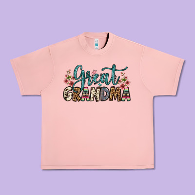 Great Grandma Urban Heavy Tee Designed By Oliviacreatesart