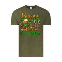 Vintage Olive Buy me green beer and tell me i'm pretty Vintage Tee - OliviaCreatesArt
