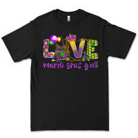 Black Love Mardi Gras Y'all Premium Tee - HowdyJamesFarm