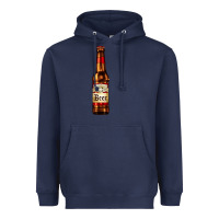 Navy red beer bottle Heavyweight Hoodie - AdoDesignShop