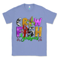 Colony Blue crawfish season mardi gras carnival fleur de lis Classic Tee - Jasminsmagicworld