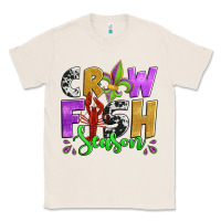 Natural crawfish season mardi gras carnival fleur de lis Classic Tee - Jasminsmagicworld