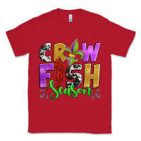 Red crawfish season mardi gras carnival fleur de lis Classic Tee - Jasminsmagicworld