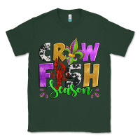 Sports Green crawfish season mardi gras carnival fleur de lis Classic Tee - Jasminsmagicworld