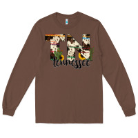 Chestnut tenesse state cowhide serape cactus Long Sleeve Tee - RanaPortraitStore