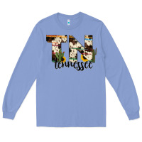 Colony Blue tenesse state cowhide serape cactus Long Sleeve Tee - RanaPortraitStore