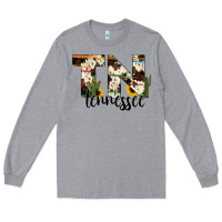 Heather Grey tenesse state cowhide serape cactus Long Sleeve Tee - RanaPortraitStore