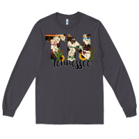 Smoke tenesse state cowhide serape cactus Long Sleeve Tee - RanaPortraitStore