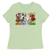 Matcha spooky vibes sports ghosts Ladies Tee - CowGirlArtShop