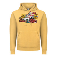 Vintage Mustard kentucky 4th of july Vintage Hoodie - FaDigitalArtStudio