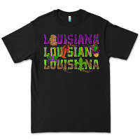 Black Louisiana Louisiana Louisiana Premium Tee - HowdyJamesFarm
