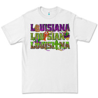 White Louisiana Louisiana Louisiana Premium Tee - HowdyJamesFarm