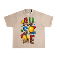 French Oak ausome autism Urban Heavy Tee - OliviaCreatesArt