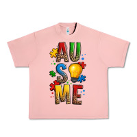 Salmon ausome autism Urban Heavy Tee - OliviaCreatesArt