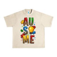 Sandshell ausome autism Urban Heavy Tee - OliviaCreatesArt