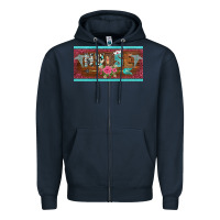 Navy western nurse with medical  symbol caduceus and arrow license plate te Zipper Hoodie - BarkalooDesign