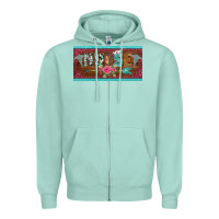 Seafoam western nurse with medical  symbol caduceus and arrow license plate te Zipper Hoodie - BarkalooDesign