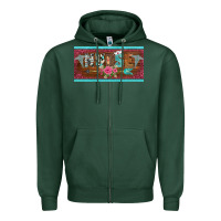 Sports Green western nurse with medical  symbol caduceus and arrow license plate te Zipper Hoodie - BarkalooDesign