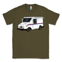 Army Green mail truck Classic Tee - Artiststas