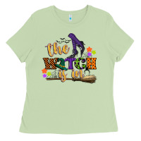 Matcha the witch is in Ladies Tee - CowGirlArtShop