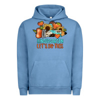 Pigment Pebble Blue kindergarten let's do this Urban Hoodie - JahusDesignShop