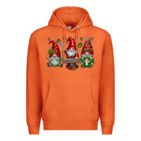 Carrot christmas gnomes celebration Premium Hoodie - CowhideDigitalArt