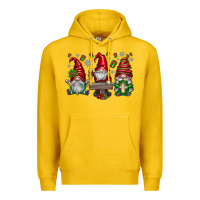 Lemon christmas gnomes celebration Premium Hoodie - CowhideDigitalArt