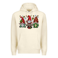 Sandshell christmas gnomes celebration Premium Hoodie - CowhideDigitalArt