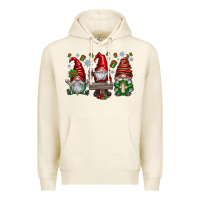 Tofu christmas gnomes celebration Premium Hoodie - CowhideDigitalArt